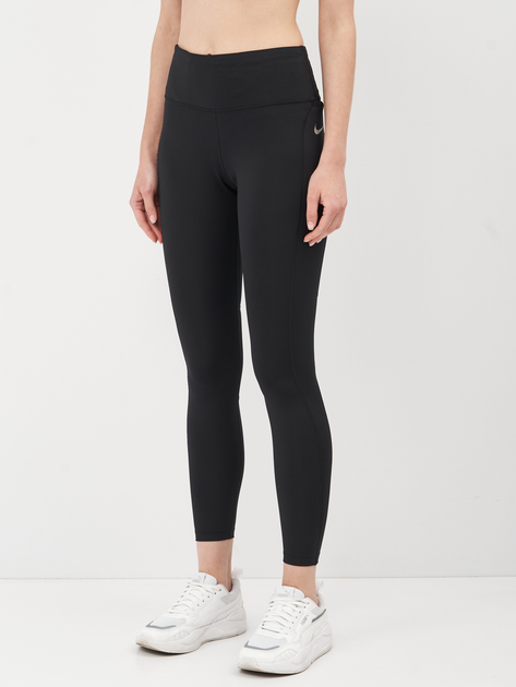 Legginsy sportowe damskie Nike W Nk Df Fast Tght CZ9240-010 XS Czarne (194501888837) - obraz 1