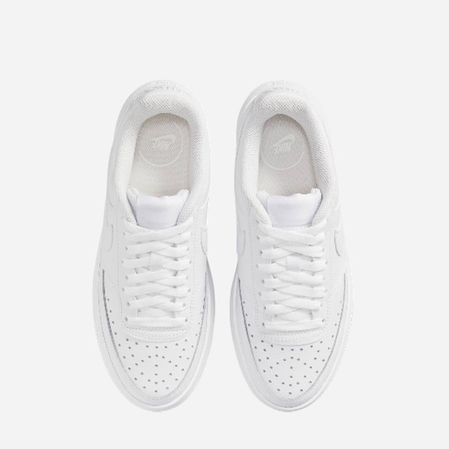 Sneakersy damskie na platformie Nike Court Vision Alta DM0113-100 38 (7US) Białe (195237045204) - obraz 4