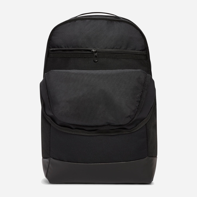 Рюкзак спортивний тканинний 24 л вміщує формат А4 Nike Nk Brsla M Bkpk - 9.5 (24L) DH7709-010 Чорний (195244773336) - зображення 4