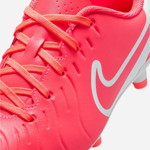 Buty piłkarskie korki młodzieżowe chłopięce Nike Jr Legend 10 Club Fg/Mg DV4352-800 37.5 (5YUS) Czerwone (197859027385) - obraz 8