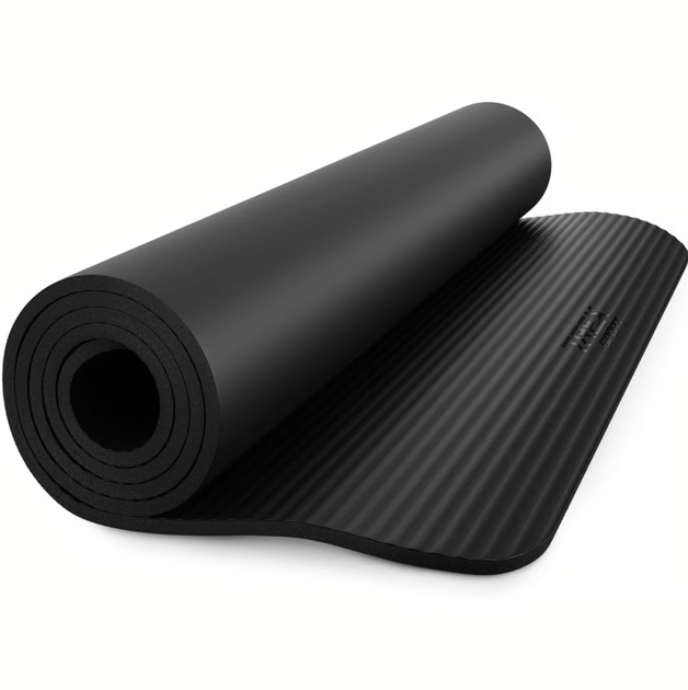 Коврик для йоги Trex Sport TX-019NGM NBR 1см 190х80 черный - изображение 2
