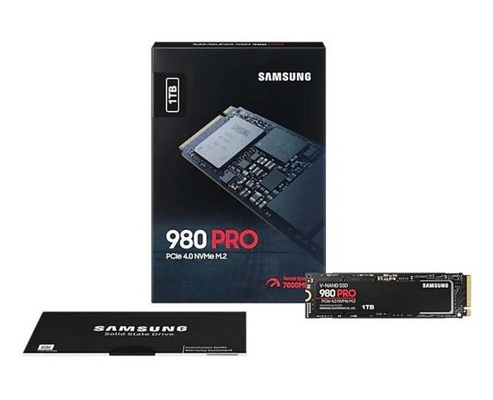 Накопитель SSD 1ТB Samsung 980 PRO M.2 2280 PCIe 4.0 x4 NVMe V-NAND MLC (MZ-V8P1T0BW) - изображение 5