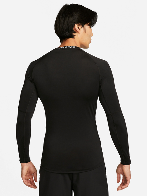 Rashguard męski Nike M Np Df Tight Top Ls FB7919-010 S Czarny (196608737285) - obraz 2