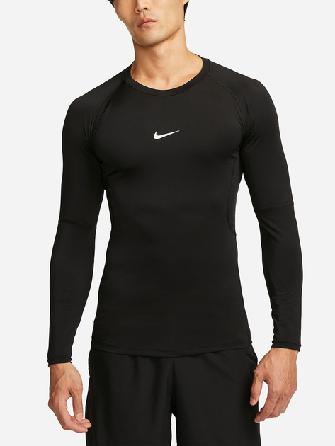 Рашгард чоловічий Nike M Np Df Tight Top Ls FB7919-010 2XL Чорний (196608737322) - зображення 1