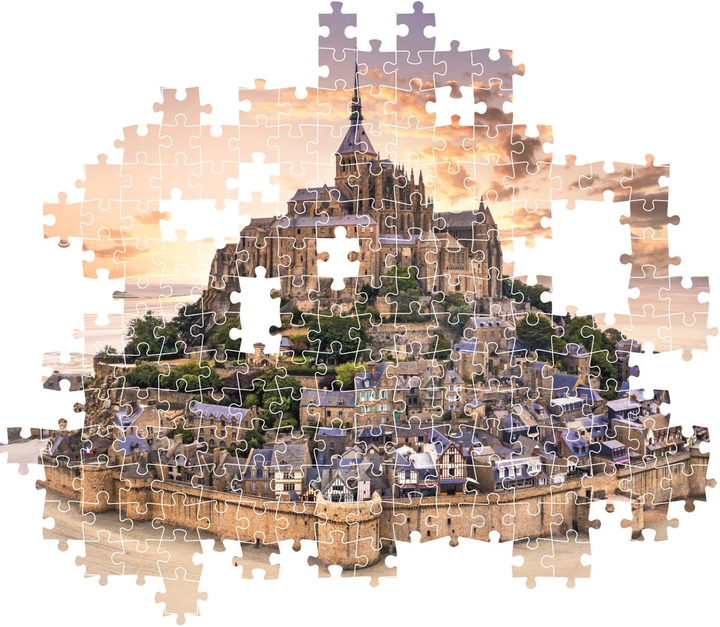 Puzzle Clementoni High Quality Collection The Mount Saint-Michel Rising 1500 elementów 31727 (8005125317271) - obraz 3
