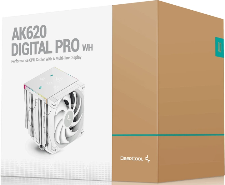 Процесорний кулер DeepCool AK620 Digital Pro White (R-AK620-WHAPMN-G) - зображення 10