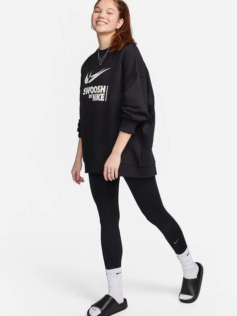 Спортивні легінси для фітнесу жіночі Nike W Nk Df One Hr Tight FN3226-010 XL Чорні (197593121707) - зображення 3