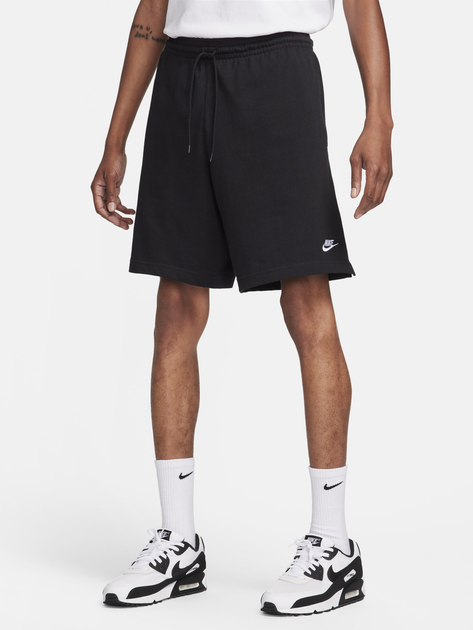 Шорти бавовняні короткі чоловічі Nike M Nk Club Knit Short FQ4359-010 XL Чорні (196974925422) - зображення 3