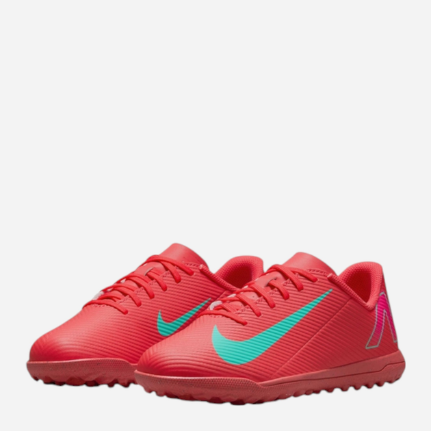 Підліткові сороконіжки для хлопчика Nike Jr Vapor 16 Club Tf FQ8287-800 37.5 (5YUS) Червоні (197602985542) - зображення 2