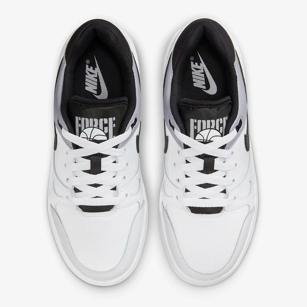 Sneakersy młodzieżowe chłopięce Nike Full Force Lo (Gs) FV5929-101 39 (6.5YUS) Białe (197597261249) - obraz 5
