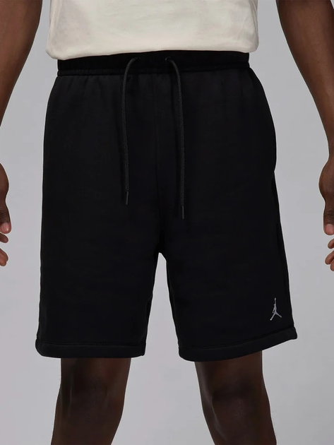 Spodenki męskie bawełniane Jordan M J Brkln Flc Short FV7285-010 XL Czarne (197596894349) - obraz 1