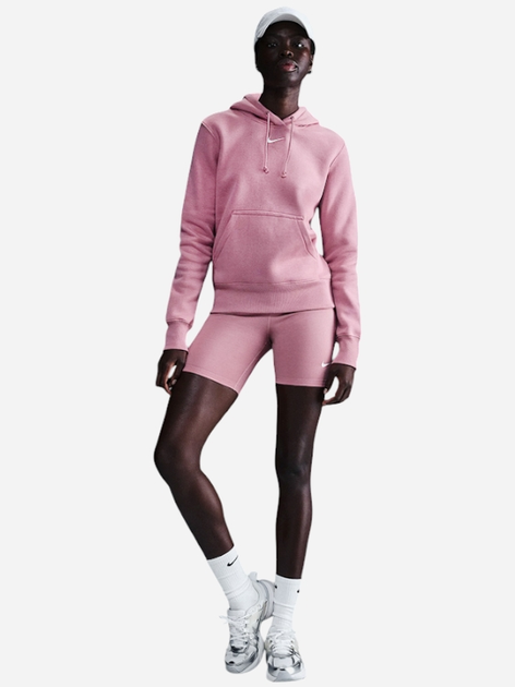 Худі тепле жіноче Nike W Nsw Phnx Flc Std Po Hoodie HF6839-699 M Рожеве (197859620937) - зображення 3