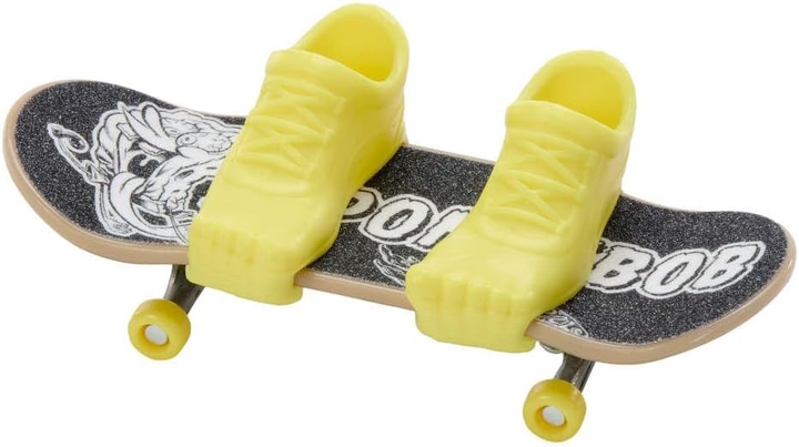 Zestaw zabawek Hot Wheels Deskorolka Sponge Bob + buty do jazdy palcami HVV67 (0194735208630) - obraz 4