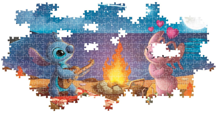 Puzzle Clementoni Panorama Compact Disney Stitch 1000 elementów 37061 (8005125370610) - obraz 3