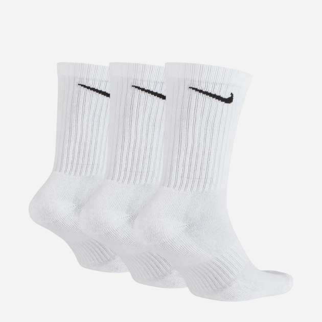 Zestaw skarpet damskich 3 pary Nike U Nk Everyday Csh Crw 3Pr 132 SX7664-100 34-38 (S) Biały (888407233869) - obraz 2