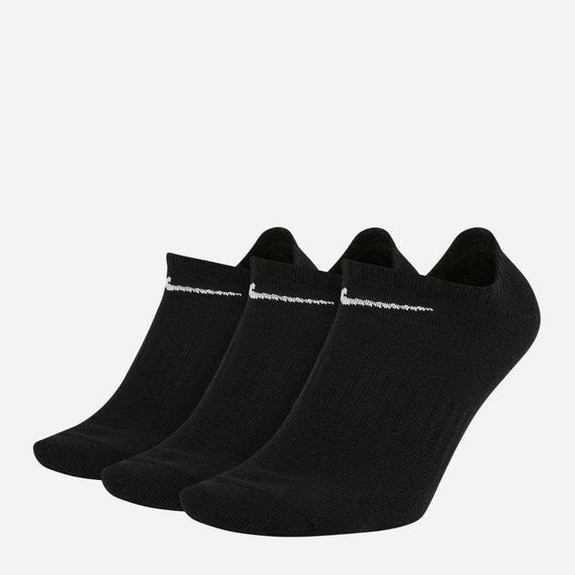 Набір чоловічих шкарпеток 3 пари Nike U Nk Everyday Ltwt Ns 3Pr 132 SX7678-010 42-46 (L) Чорний (888407239212) - зображення 1