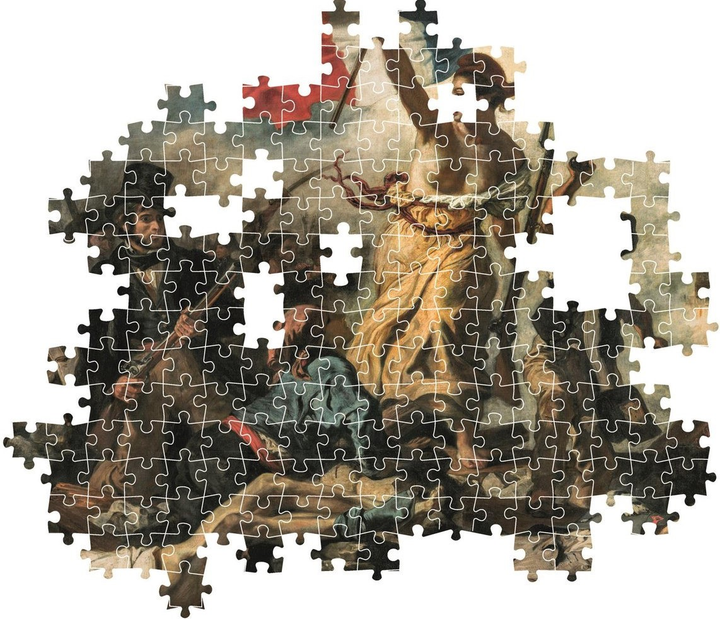 Puzzle Clementoni Museum Delacroix Liberty Leading the People 1000 elementów 39973 (8005125399734) - obraz 3