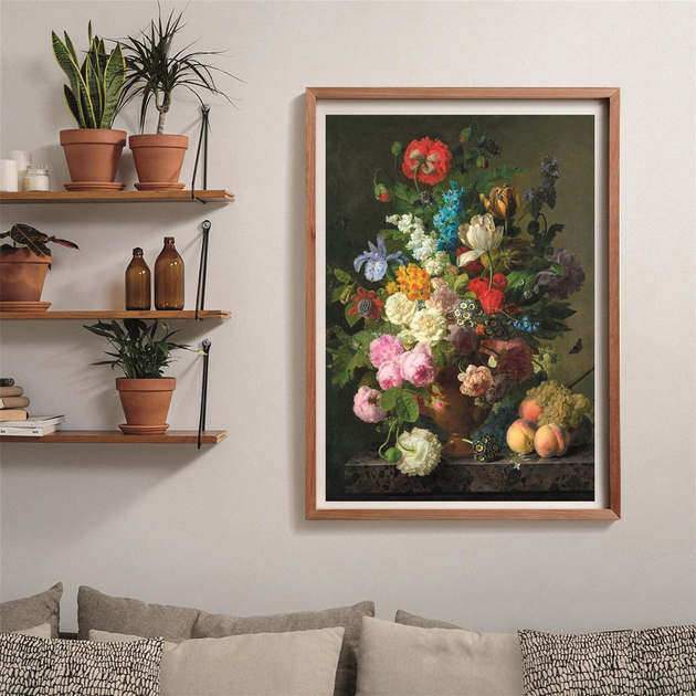 Puzzle Clementoni Museum Van Dael Bowl of Flowers 1000 elementów 39970 (8005125399703) - obraz 4