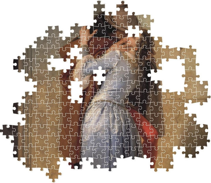Puzzle Clementoni Museum Hayes The Kiss 1000 elementów 39994 (8005125399949) - obraz 3