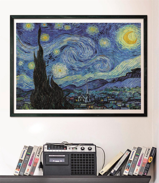 Puzzle Clementoni Museum Van Gogh The Starry Night 1000 elementów 39995 (8005125399956) - obraz 4