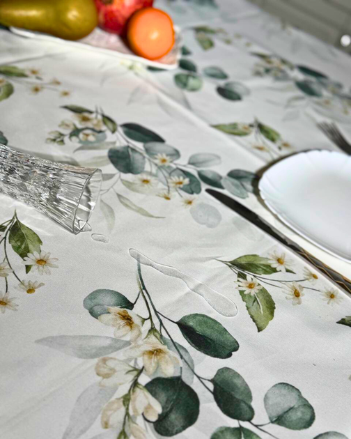 Скатертина Delight тефлонова Евкаліпт 140х220 см (Eucalyptus_140x220) - зображення 3