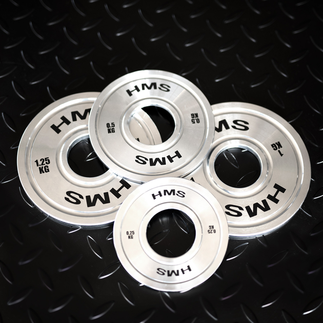 Talerz olimpijski HMS TOS12 kalibrowany stalowy 1.25 kg (5907695511741) - obraz 4
