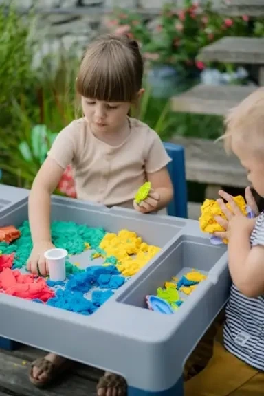 Комплект детской мебели (стол, 2 стула) Tega Baby Teggi Multifun Turquoise-Navy (TI-011-173) - изображение 4