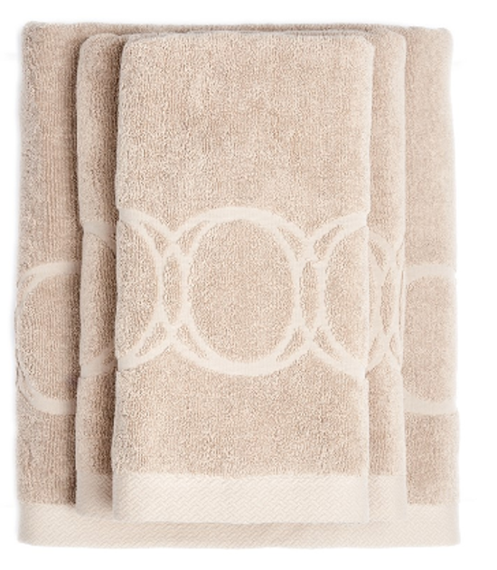 Рушник Officine Monogram Opus махровий бежевий 50 x 100 см (5902367613679) - зображення 3