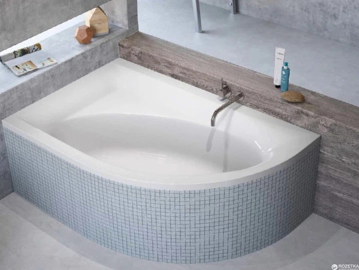 Ванна акриловая RADAWAY Mistra 170x110 (левосторонняя) (WA1-07-170x110L) + ножки (68Р) + сифон (R135L) - изображение 2