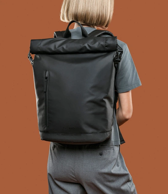 Plecak na laptopa Tucano Rollo 15.6" Black (BKROL15-BK) - obraz 2