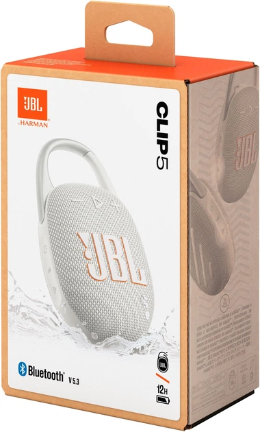 Акустическая система JBL Clip 5 White (JBLCLIP5WHT) - изображение 14
