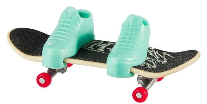 Іграшковий набір Hot Wheels Скейтборд Thanks A'lotl + взуття для керування пальцями HVK18 (0194735206131) - зображення 5