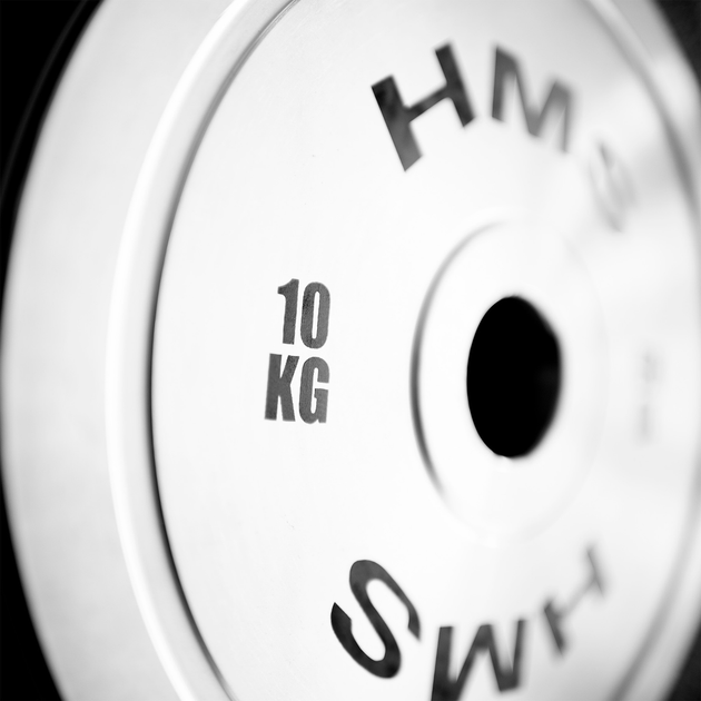 Talerz olimpijski HMS TOS100 kalibrowany stalowy 10 kg (5907695511819) - obraz 7