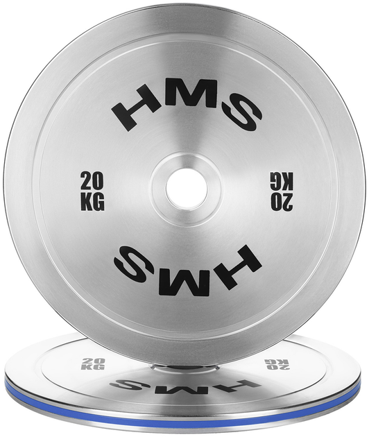 Talerz olimpijski HMS TOS200 kalibrowany stalowy 20 kg (5907695511833) - obraz 3