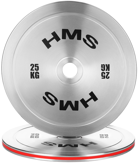 Talerz olimpijski HMS TOS250 kalibrowany stalowy 25 kg (5907695511840) - obraz 3