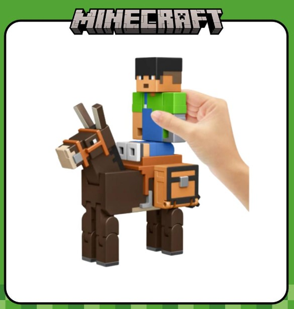 Фігурки Mattel Minecraft Deluxe Sunny & Mule HTL90 (0194735193738) - зображення 8