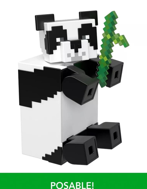 Figurki Mattel Minecraft Deluxe Jungle Cartographer & Panda HTL89 (0194735193745) - obraz 8
