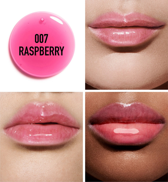 Олійка для губ Dior Addict Lip Glow зволожуюча 007 Raspberry 6 мл (3348901491242) - зображення 3