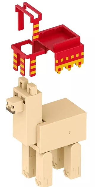 Figurki Mattel Minecraft Deluxe Alex & LLama JCN451 (0194735273478) - obraz 4