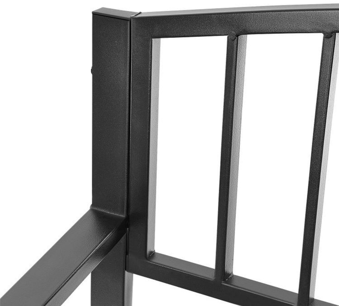 Садова лавка ModernHome by Multistore зі спинкою Black (5904265074149)   - зображення 6