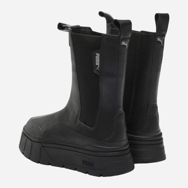 Sztyblety damskie skorzane Puma Mayze Stack Chelsea Wns 386272-06 40.5 (7UK) 26 cm Czarne (4099683259306) (955555906668916) - Outlet - obraz 3