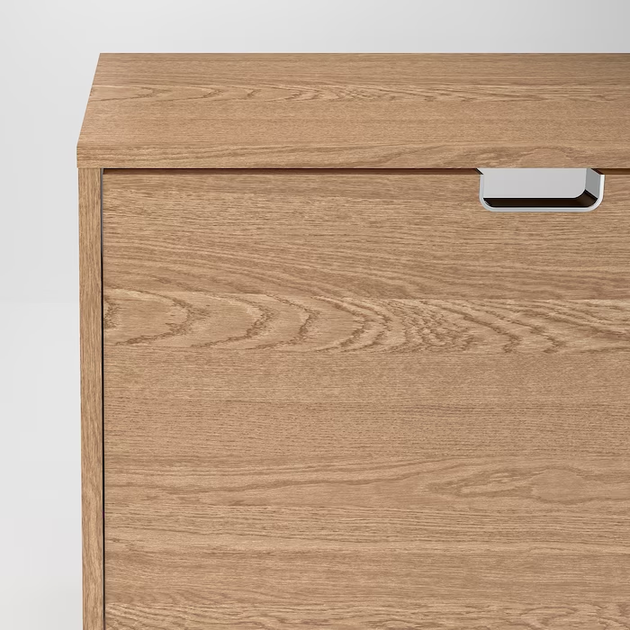 Тумба для обуви STALL 96x17x90 cm IKEA 405.302.29 дуб - Фото 4 Тумба для обуви STALL 96x17x90 cm IKEA 405.302.29 дуб - изображение 4