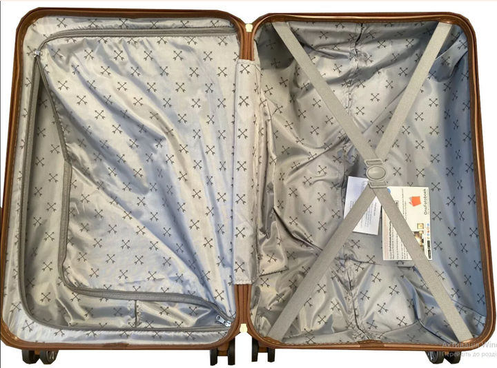Дорожня валіза Dutch Arrows 67x45x25cm Admar 281222-581898 сірий