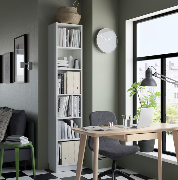 Книжкова шафа BILLY IKEA 502.638.38 білий - зображення 3