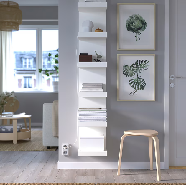 Полка LACK 30x190 см IKEA 602.821.86 белый - Фото 4 Полка LACK 30x190 см IKEA 602.821.86 белый - изображение 4