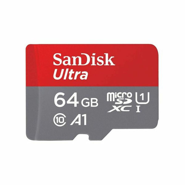 Карта памяти microSDXC (UHS-1) SanDisk Ultra 64Gb class 10 A1 (140Mb/s) (adapter SD) SDSQUAB-064G-GN6MA - изображение 3