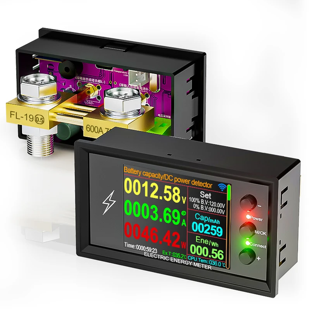 Тестер DT20W Power Meter DC0-420V 200A Atorch - зображення 2