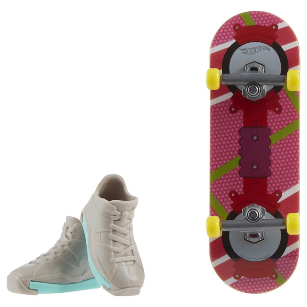 Zestaw zabawkowy Hot Wheels Deskorolka Hoverboard + buty do jazdy palcami HVJ82 (0194735205905) - obraz 4