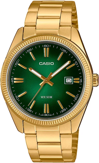 Часы Casio TIMELESS COLLECTION MTP-1302PGC-3AVEF - Фото 1 Часы Casio TIMELESS COLLECTION MTP-1302PGC-3AVEF - изображение 1