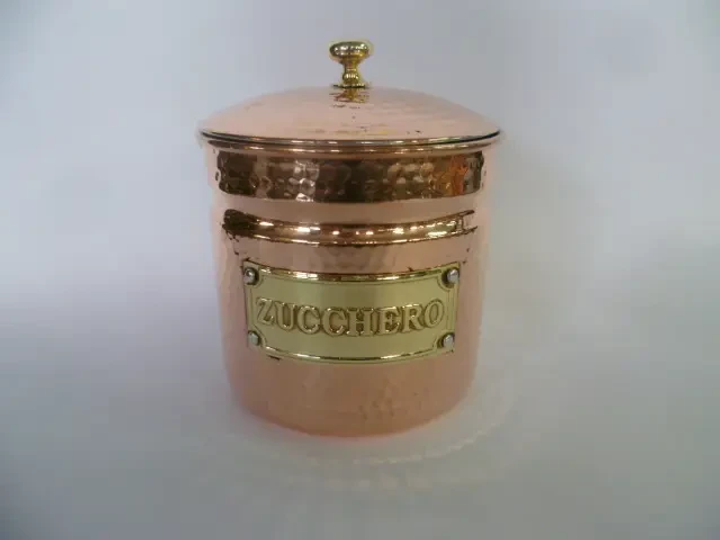 Медная емкость для хранения кофе,чая, специй, Hakart Handmade 3 - изображение 1